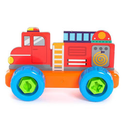 Конструктор винтовой Пожарный транспорт, набор 3 штуки, 34 детали - Simaland фото 3