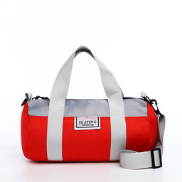 Сумка молодёжная на молнии, цвет красный - Simaland фото 2