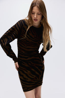 Vestido en punto jacquard - H&m фото 2