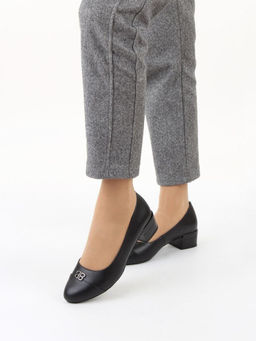 06-M47-4 BLACK Туфли женские (натуральная кожа)