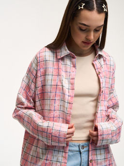 Рубашка розовый CN25123FL1