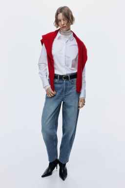Barrel High Ankle Jeans - H&m фото 7