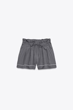 PIPING DETAIL VOLUME SHORTS - Zara фото 6