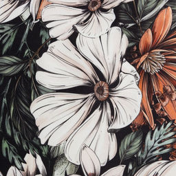 Фартук «Этель» Meadow flower 60×70 см, 100% хлопок, саржа 190 г/м²