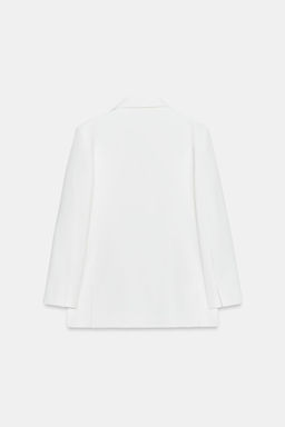BLAZER OVERSIZE CRUZADA / Blanco roto - Zara фото 8