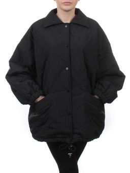 H24-213 BLACK Куртка демисезонная женская (100 гр. синтепон) - Fashion фото 3