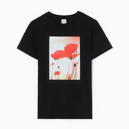 Футболка женская Let&apos;s go, чёрная, размер 48