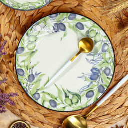 Тарелка десертная Оливки 20 см /МФК/  фото 2