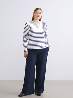 Beli Lastikli Geni? Pa?a Kad?n Pantolon