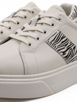 03-YC523-2 LT. BEIGE Полуботинки спортивные женские (натуральная кожа)