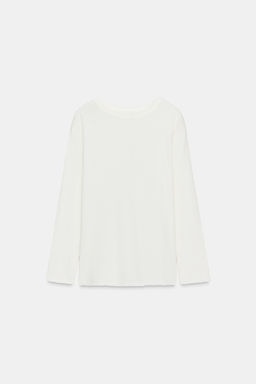 LONG SLEEVE T-SHIRT - Zara фото 4