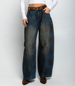 Джинсы #КТ31110, синий - Dommod фото 2