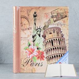 Фотоальбом магнитный 20 листов Города / 8001 /уп 40/микс 4 вида - Галеонтрейд фото 9