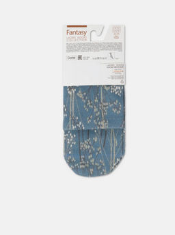 Цена за 2 пары. Носки Классические CONTE Носки с принтом FANTASY из смесовой пряжи с хлопком и льном джинс - Conte elegant фото 6