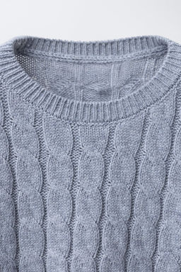 CABLE-KNIT JUMPER - Zara фото 3