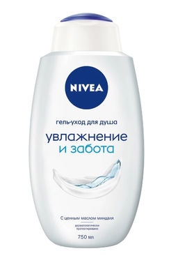 NIVEA SHOWER гель д/душа 250мл Увлажнение и забота