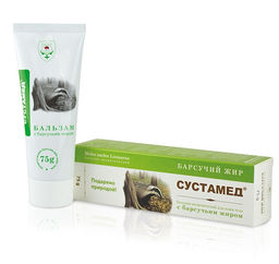 Сустамед косметический для кожи тела с барсучьим жиром, 75 г