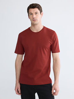 Bisiklet Yaka Penye Erkek Ti??rt