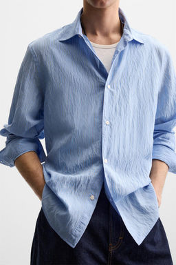 STRIPED FLOWING SHIRT - Zara фото 5