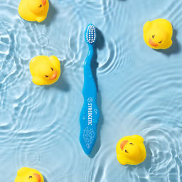 Детская зубная щетка, от 3 до 6 лет, мягкая 1шт. (голубая)