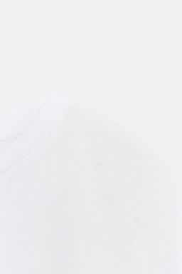 CAMISETA MANGA CORTA / Blanco - Zara фото 5