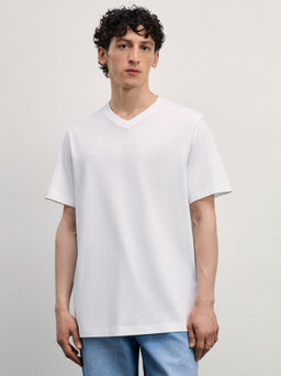 Футболка с V-образным вырезом M_V_NECK1-1/ Zarina