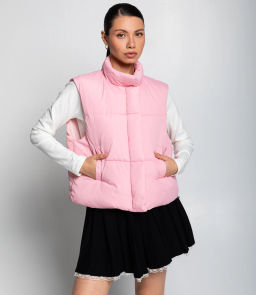 Жилет #КТ823 (3), розовый