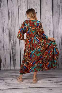 ПЛАТЬЕ ТЮЛЬПАН ЦВЕТНОЕ