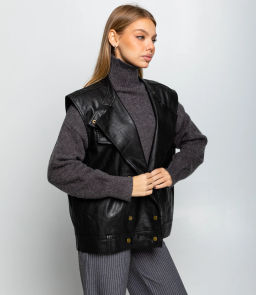 Жилет #КТ6366, чёрный - Dommod фото 2