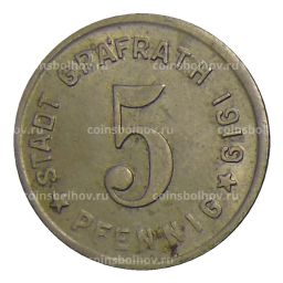 5 пфеннигов 1919 года Германия  Нотгельд Графрат