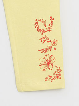 Beli Lastikli Bask?l? K?z Bebek Tayt - Waikiki фото 3