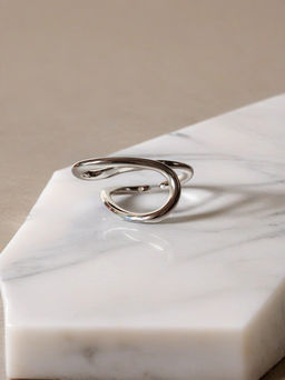 Кольцо с белым серебрением - Vel vett фото 6