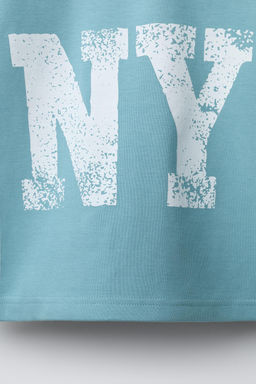 SLOGAN SHORT SLEEVE HOODIE - Zara фото 4