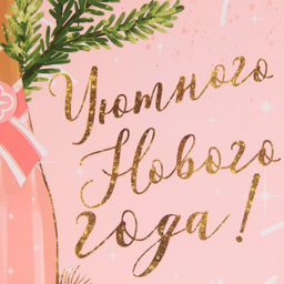 Цена за 2 шт. Пакет подарочный новогодний ламинированный «Для тебя», MS 18 х 23 х 10 см