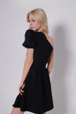 Платье чёрное асимметричное - Martichelli фото 20