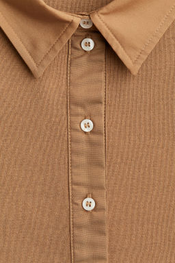 Top con cuello camisero - H&m фото 3