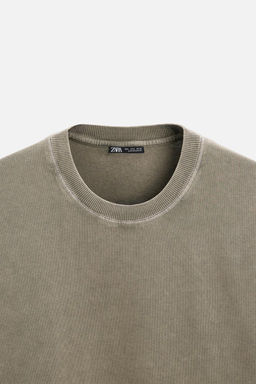 WASHED RELAXED FIT SWEATSHIRT - Zara фото 32