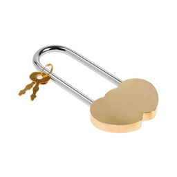 Замок навесной АЛЛЮР Сердечко, 240?24 мм, 2 ключа, латунь
