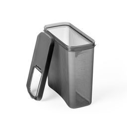 Цена за 2 шт. Емкость для сыпучих продуктов "Лайн" 2л (графитовый) М9006