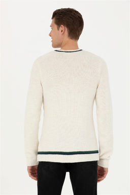 Мужской кремовый свитер - U.s. polo assn фото 12