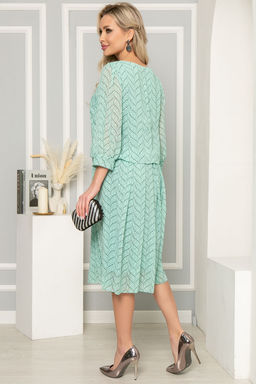 Платье Пелагея (мята) П4970 - Lt collection фото 3