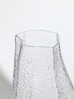 Ваза «Дженис», 25×12×8 см, стекло, прозрачная