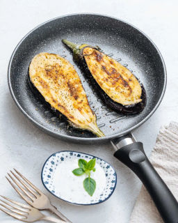 Сковорода-гриль Готовить легко Stone Gray несъемная ручка, 24 см - Нева металл посуда фото 5