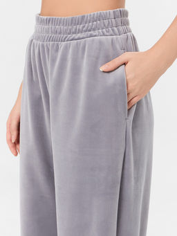 Брюки женские велюровые серые - Mark formelle фото 4