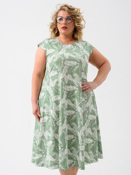 Платье 100% хлопок "Розовое лето"