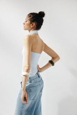 POLYAMIDE HALTER TOP - Zara фото 24
