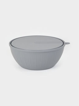 Салатник с крышкой Giaretti Vanilla, 5 л, пластик, МИКС