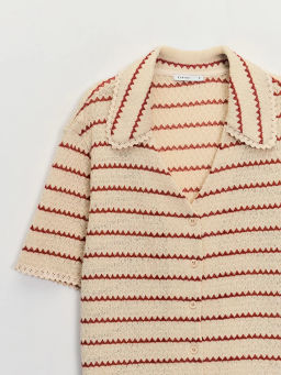 Рубашка свободного кроя в полоску ZR2605023406-265 / Zarina