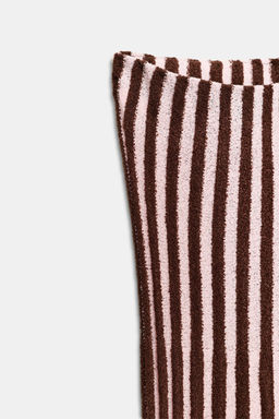 TEXTURED STRIPED PLEATED SKIRT - Zara фото 16