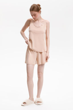 Е 20152/нюдовый беж пижама жен